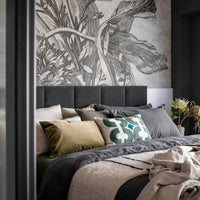 Grey Flower – Tapeta w rolkach