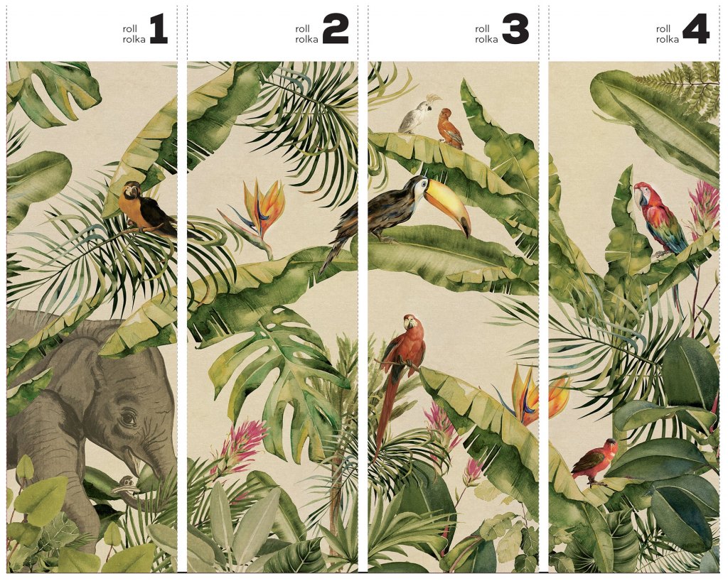 Jungle – Wallpaper in rolls