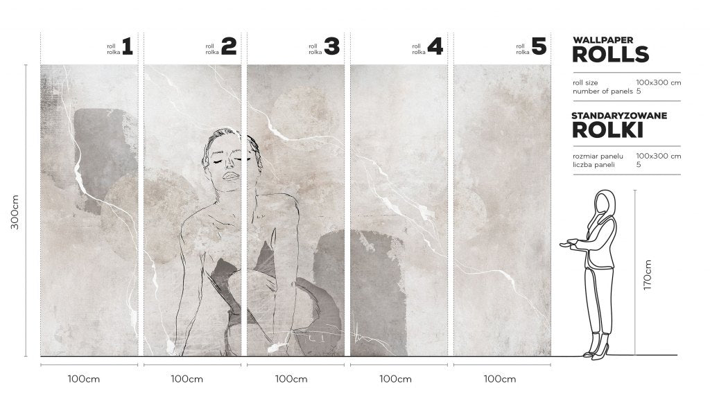 Lapillis Femme – Tapeta w rolkach