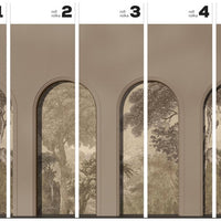 Libra Coffee Hood Beige – Tapeta w rolkach