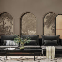 Libra Coffee Hood Beige – Tapeta w rolkach