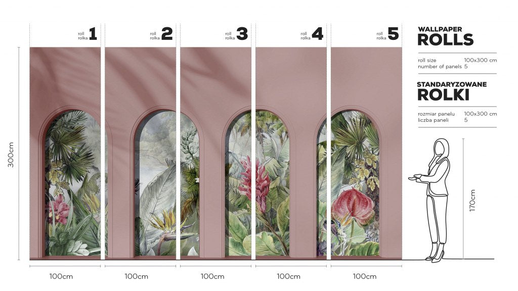 Libra Pink Wonderland – Tapeta w rolkach