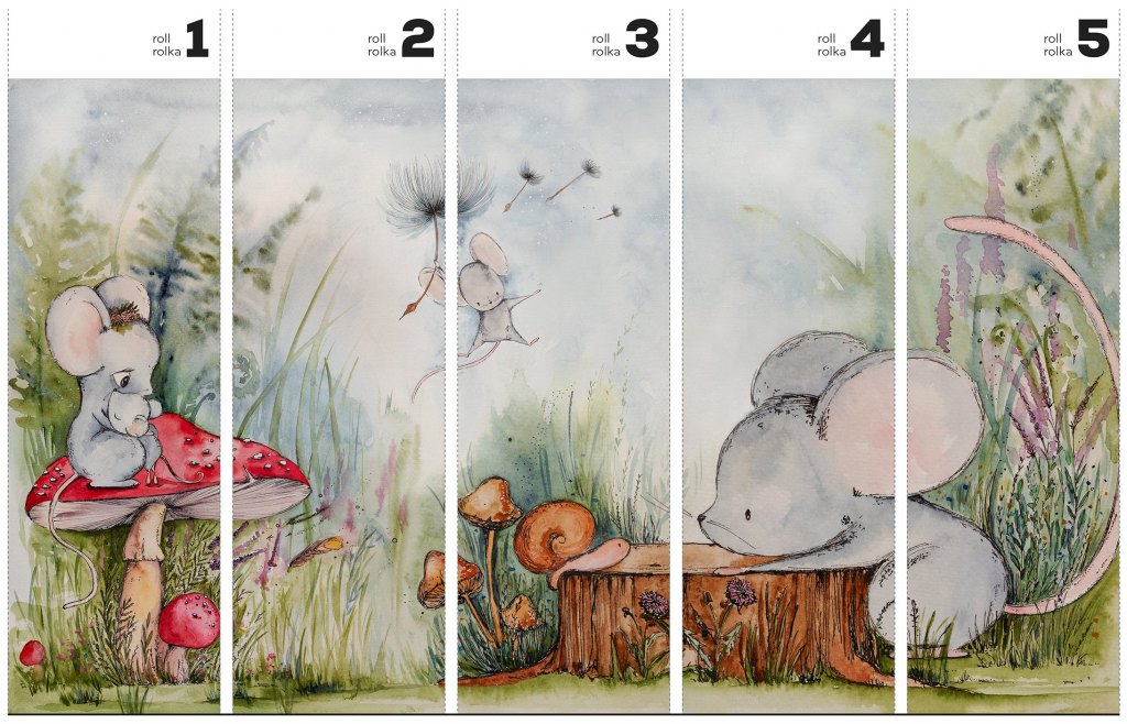 Mice Adventure – Tapeta w rolkach