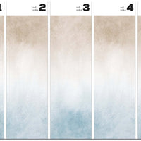 Ombre Beige&Blue – Tapeta w rolkach
