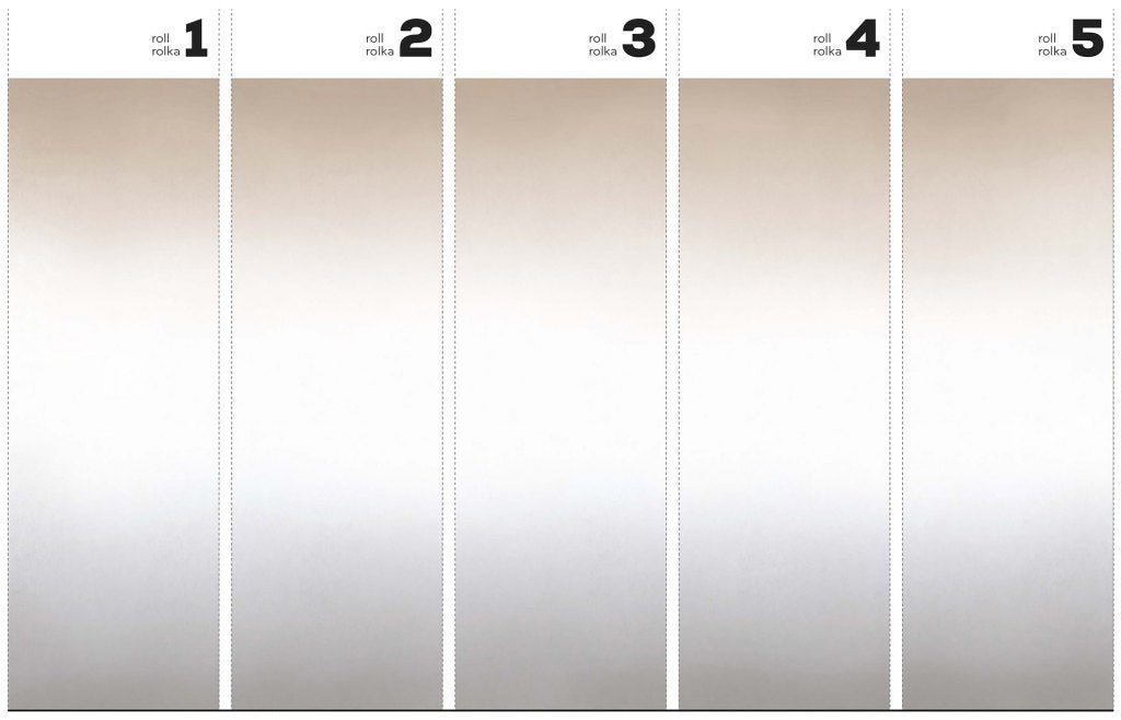 Ombre Grey&Beige – Tapeta w rolkach