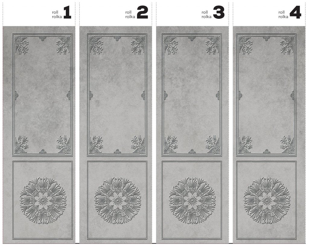 Refined Grey – Tapeta w rolkach