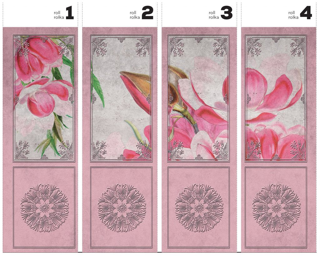 Refined Pink Magnolia – Wallpaper Rolls