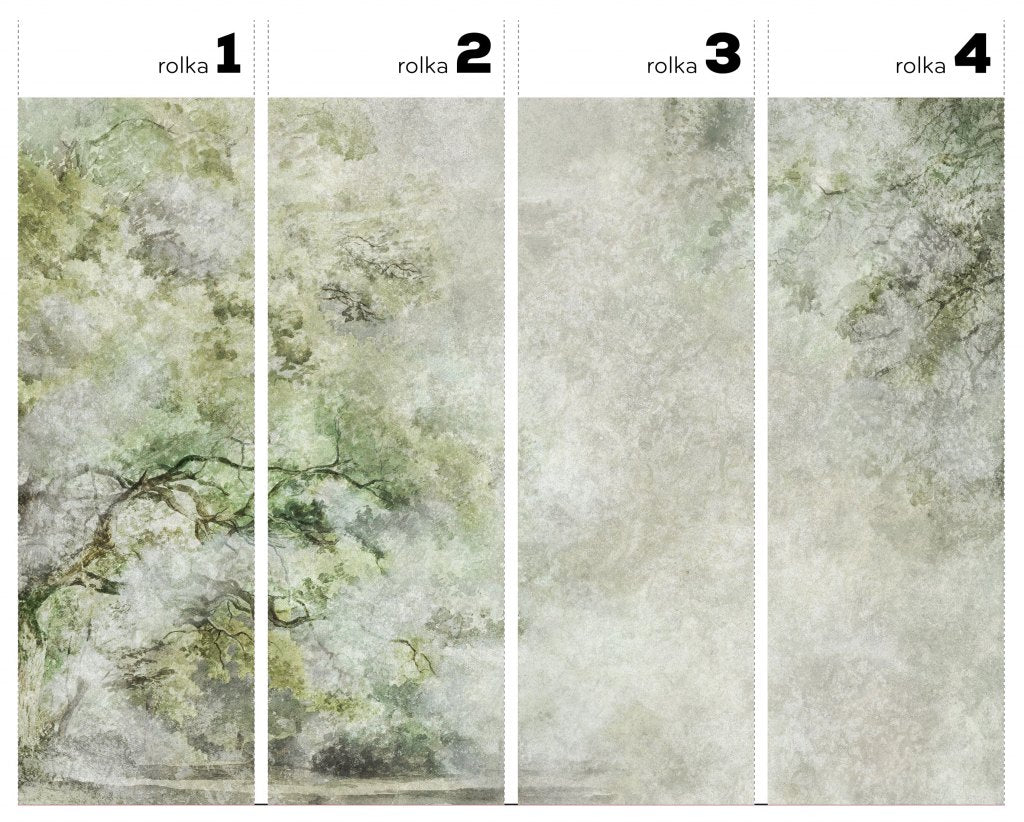 Sanctuary Green – Tapeta w rolkach