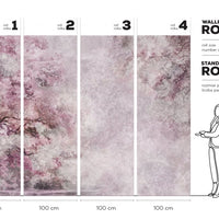 Sanctuary Pink – Tapeta w rolkach