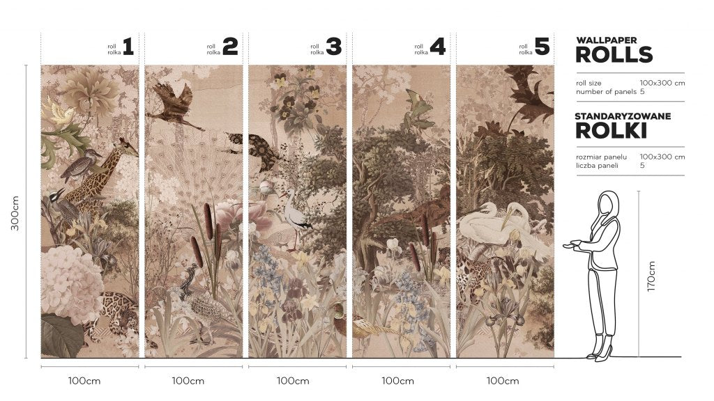 Secret Garden – Tapeta w rolkach