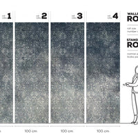 Temptation Blue – Tapeta w rolkach