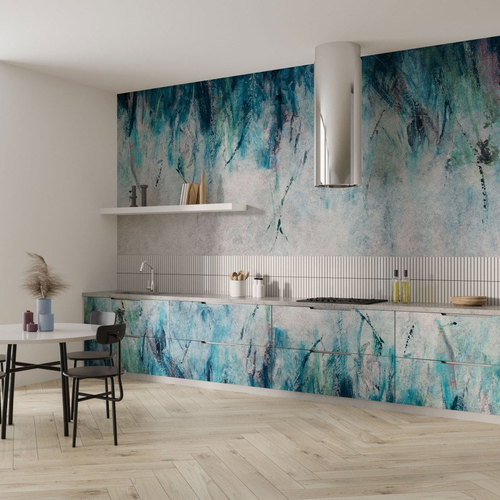 Tosca Blue – Tapeta w rolkach