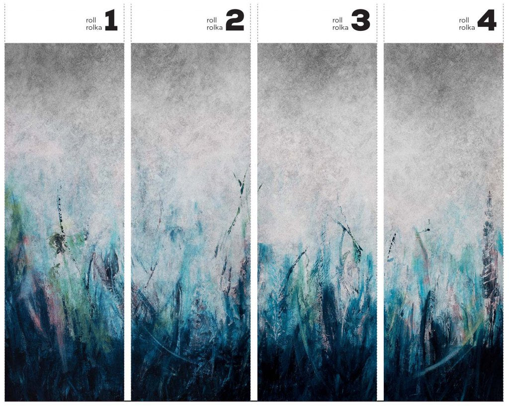 Tosca Blue – Tapeta w rolkach