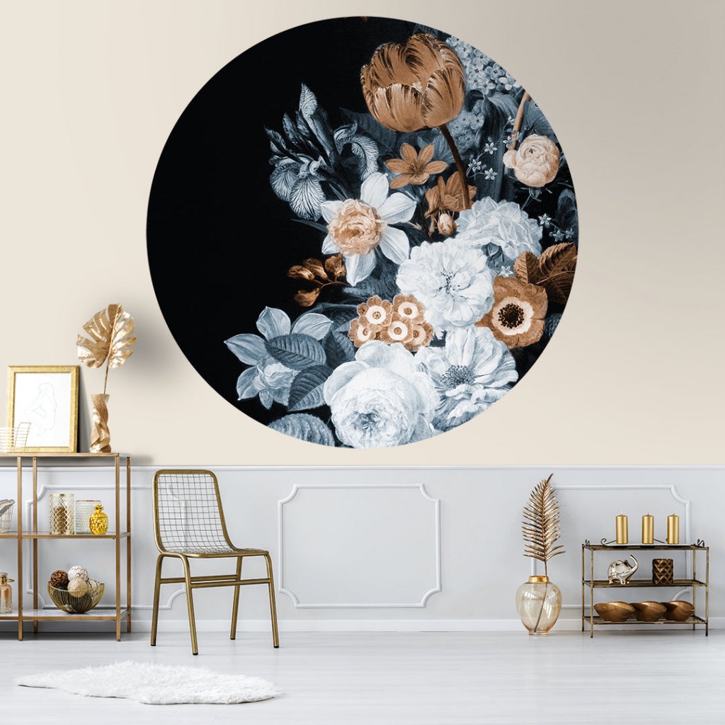 Golden Sublime – Tapeta Koło Standard