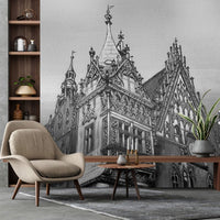 Town hall B&W – Tapeta w rolkach