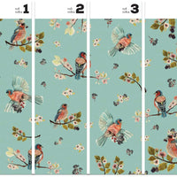Uccello Cantante Mint – Tapeta w rolkach