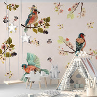 Uccello Cantante Pink – Tapeta w rolkach