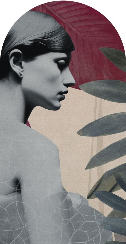 Onna Burgundy – Tapeta Łuk Standard