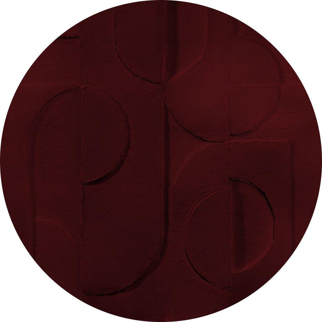 Bene Burgundy – Tapeta Koło Standard
