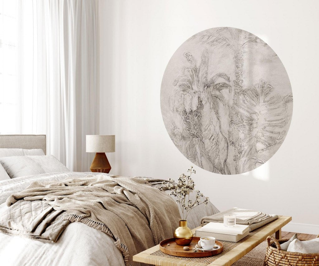 Esotico Beige – Tapeta Koło Standard