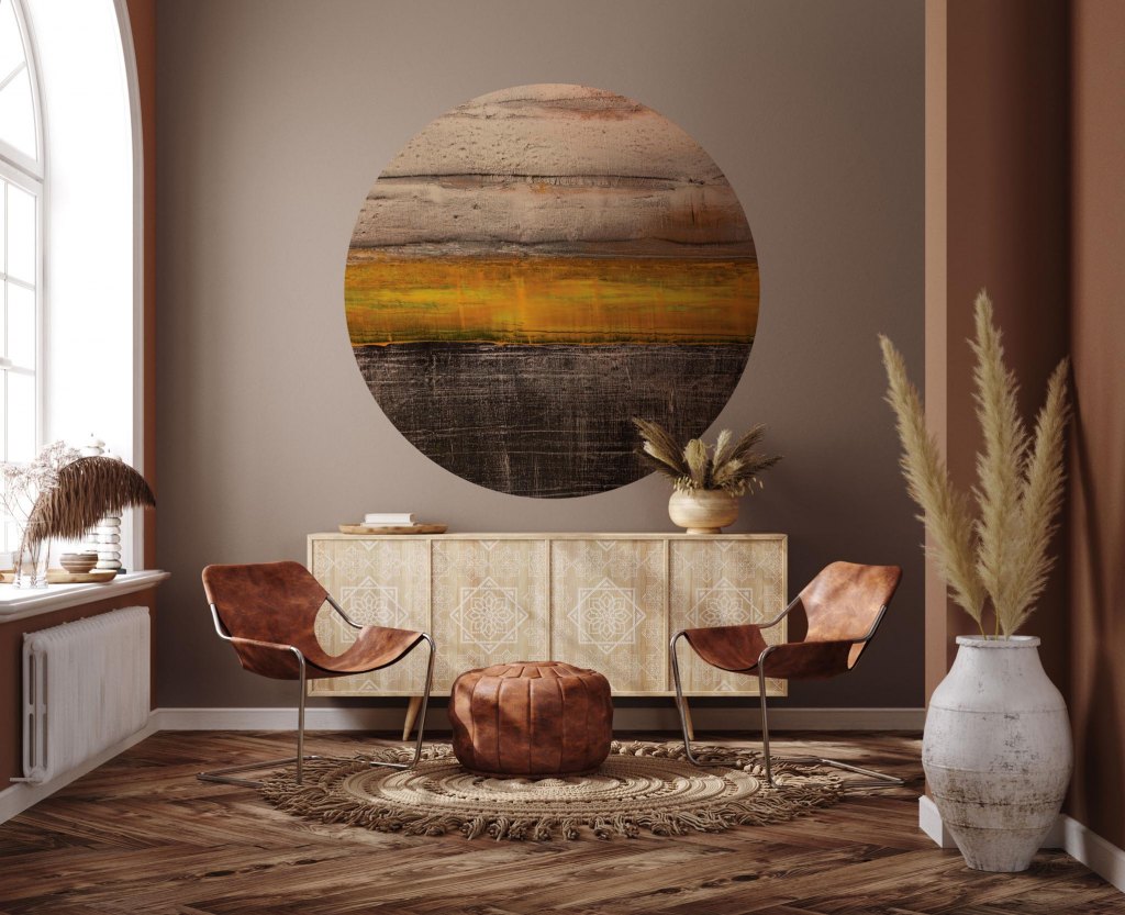 Sunset – Tapeta Koło Standard