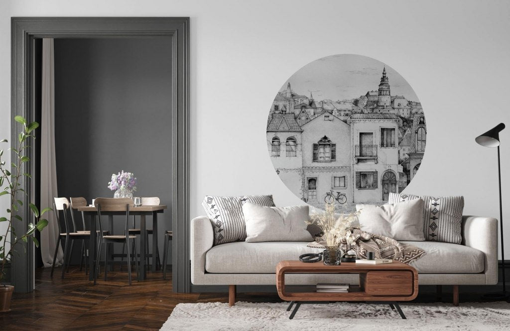 Vichy – Tapeta Koło Standard