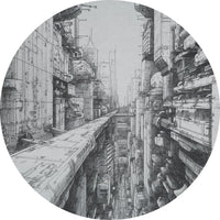 Cyber City – Tapeta Koło Standard