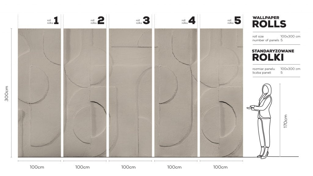 Bene Beige – Tapeta w rolkach