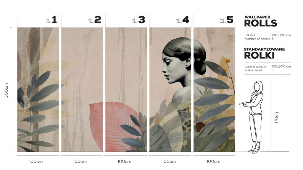 Onna Olive – Tapeta w rolkach