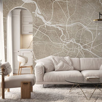 Breslau Beige – Tapeta na wymiar