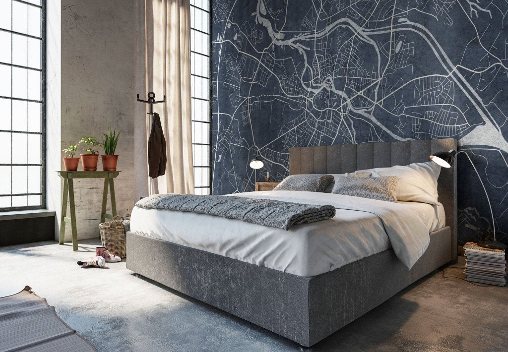 Breslau Blue – Custom-made wallpaper