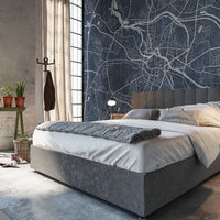 Breslau Blue – Custom-made wallpaper