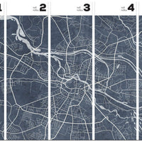 Breslau Blue – Tapeta w rolkach