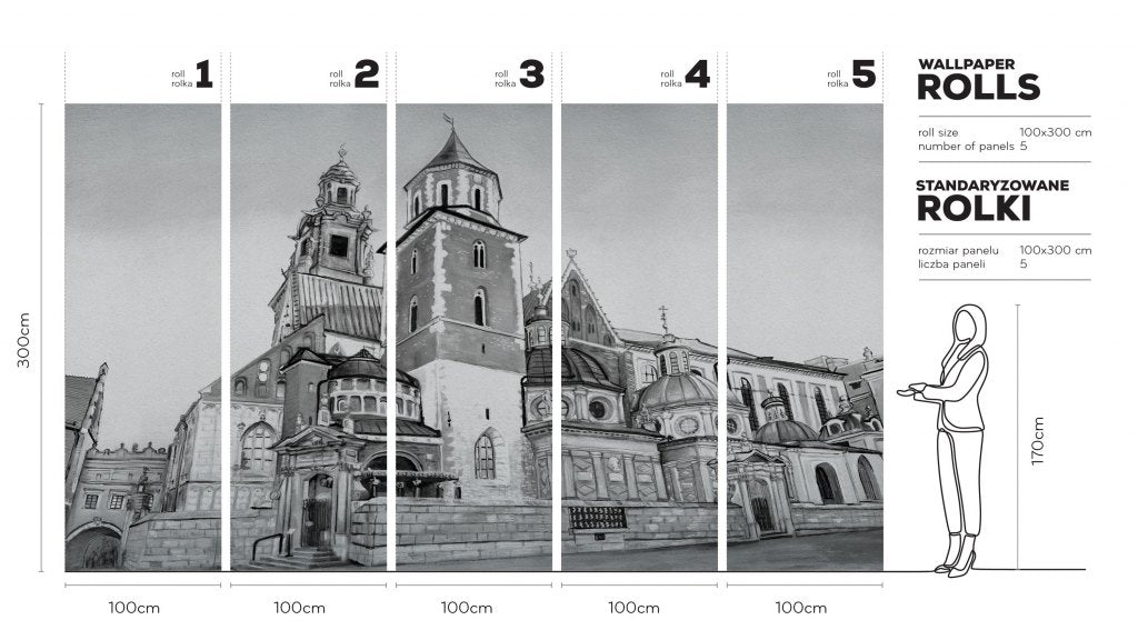 Wawel – Tapeta w rolkach