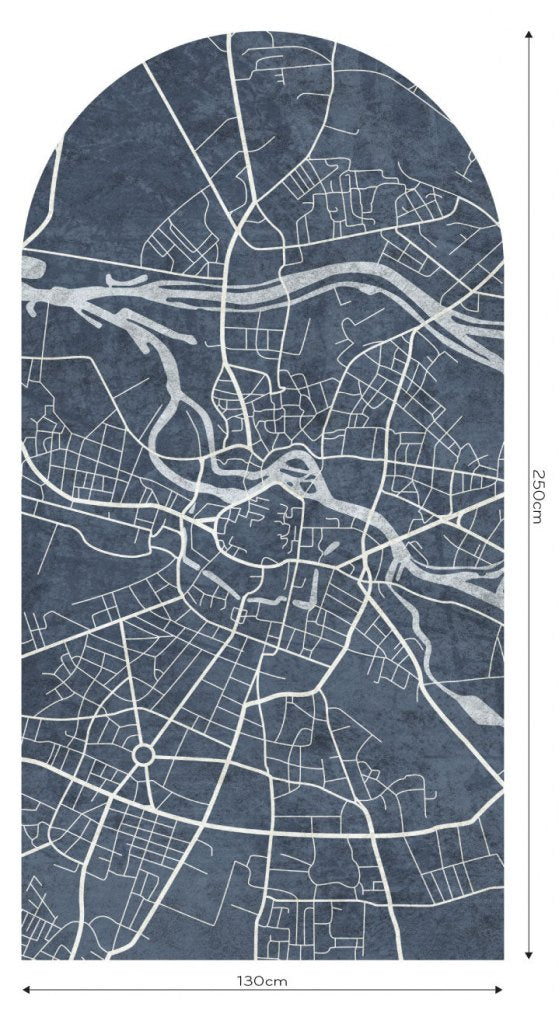 Breslau Blue – Tapeta Łuk Standard