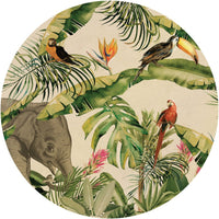 Jungle I – Tapeta Koło Standard