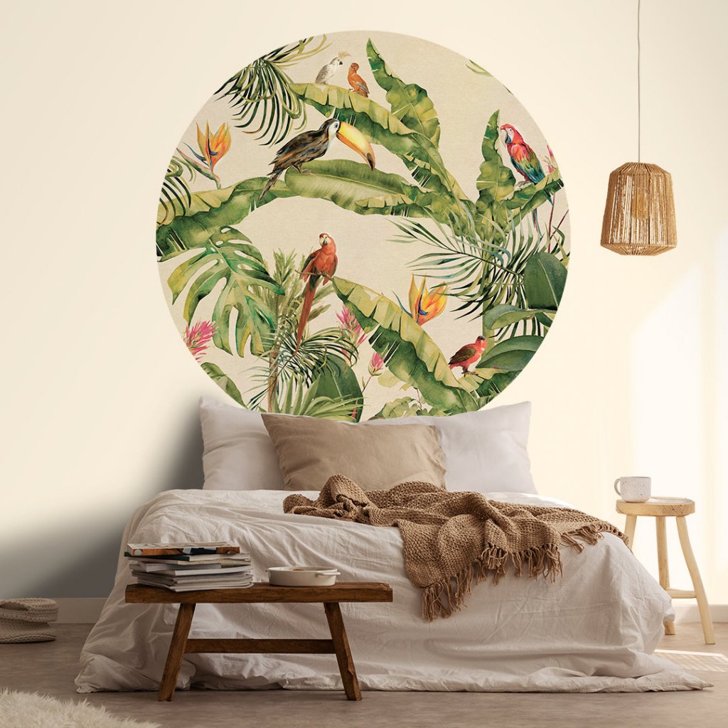 Jungle II – Tapeta Koło Standard