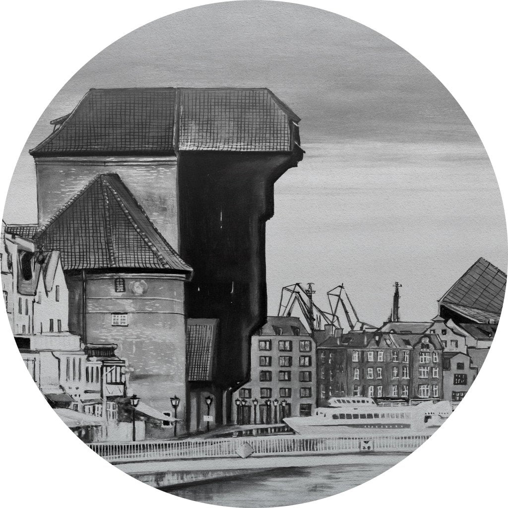 Crane – Tapeta Koło Standard