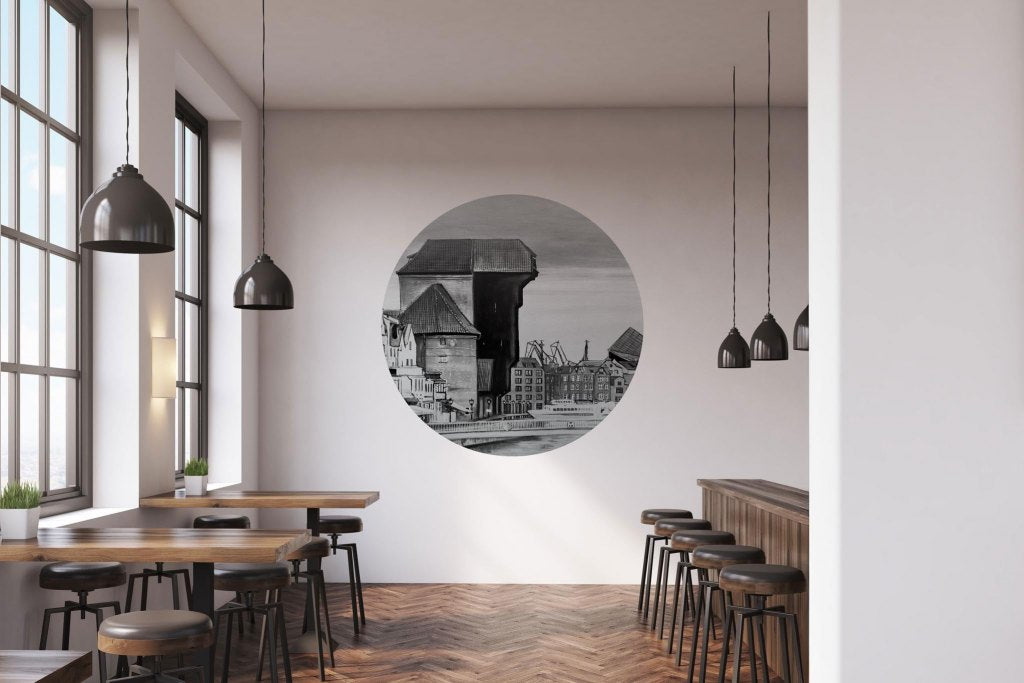 Crane – Tapeta Koło Standard