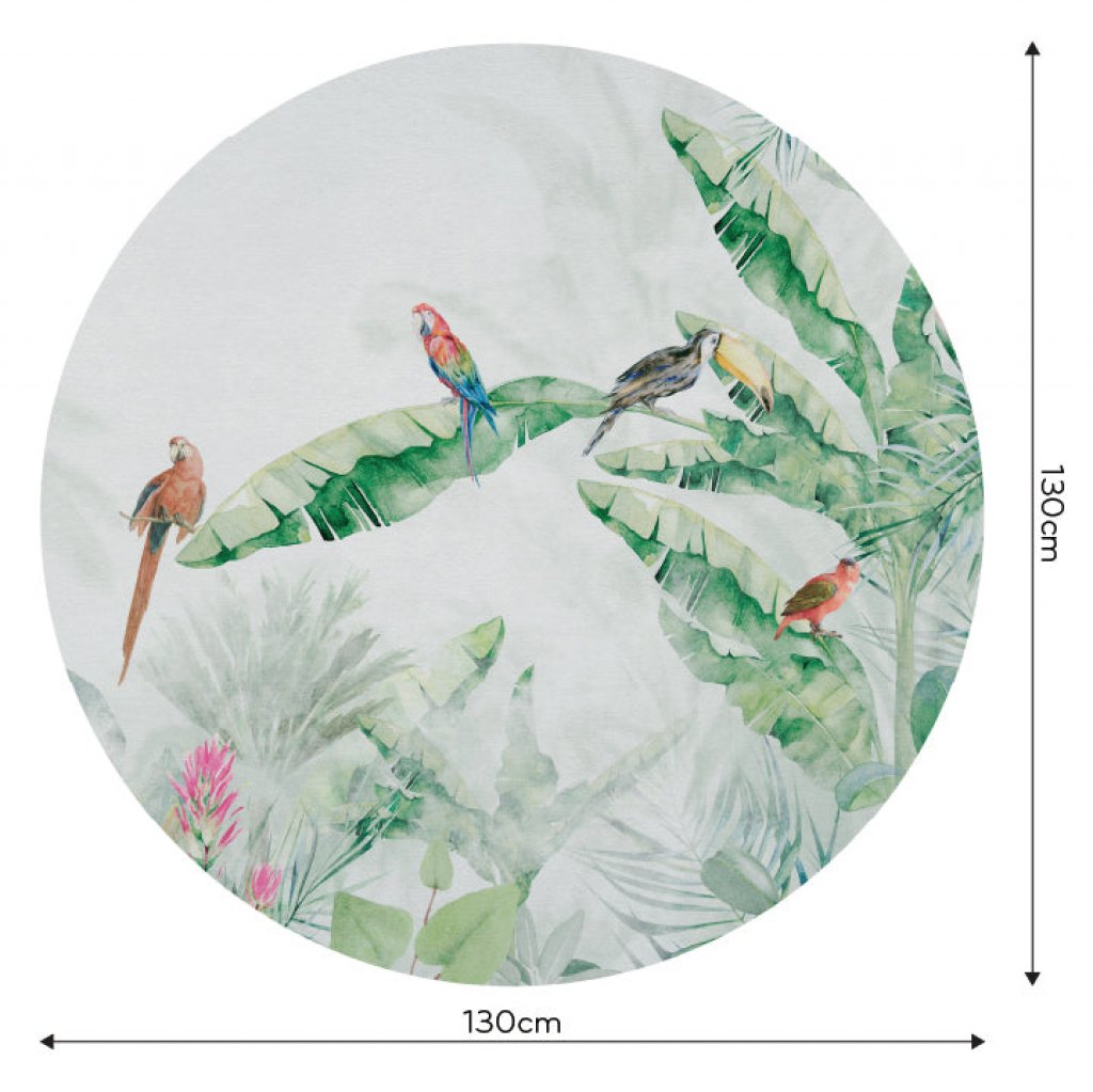 Jungle Vivid II – Tapeta Koło Standard