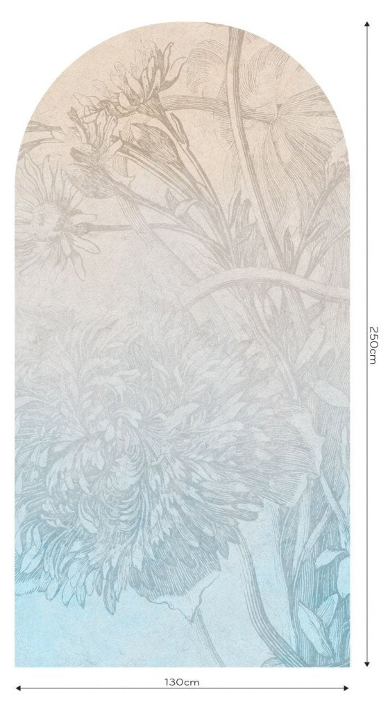 Sisal Ombre Flower – Tapeta Łuk Standard