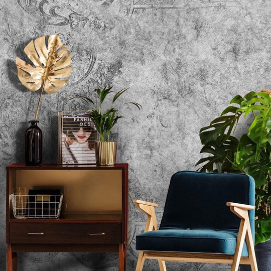 Classic Dark Grey - Tapeta w standaryzowanych rolkach