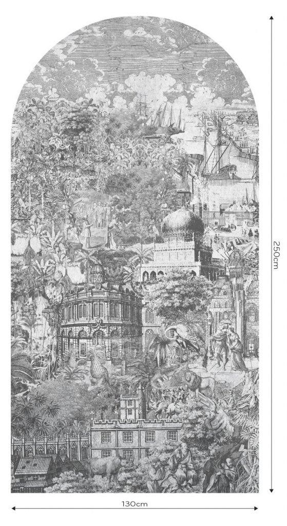 Gulliver Grey – Tapeta Łuk Standard