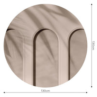 Libra Beige – Tapeta Koło Standard