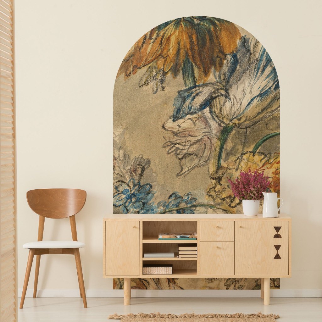 Honey Classic Flower – Tapeta Łuk Standard