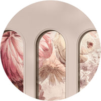 Libra Beige Harmony Earth – Tapeta Koło Standard