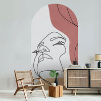 Layla Maroon – Tapeta Łuk Standard