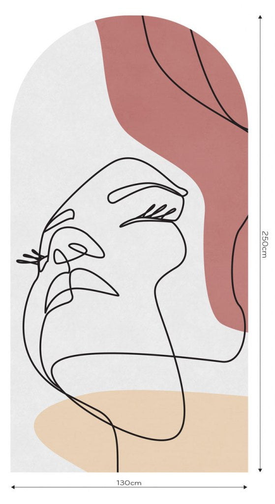 Layla Maroon – Tapeta Łuk Standard