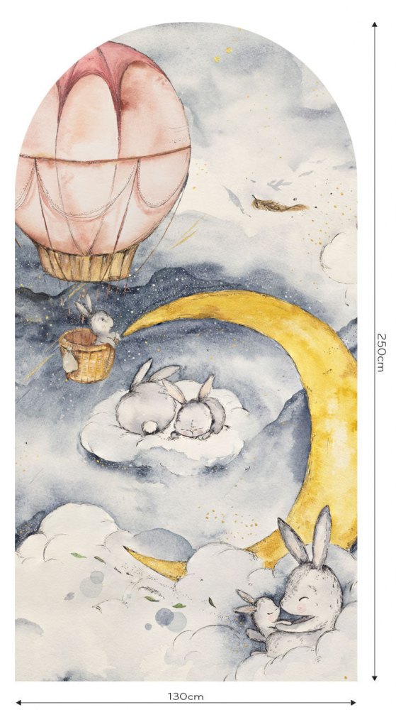 Moonie Blue – Tapeta Łuk Standard