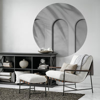 Libra Light Grey – Tapeta Koło Standard